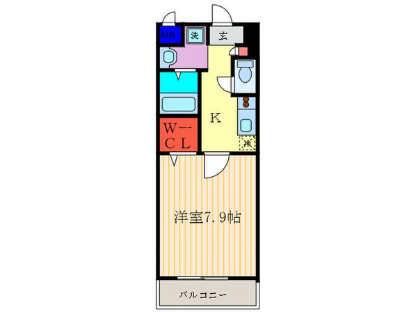 アゼリア五条御前の物件間取画像